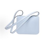 HERMES爱⻢仕 Constance 19 银扣 斜挎单肩包  雾霾蓝雾蓝色